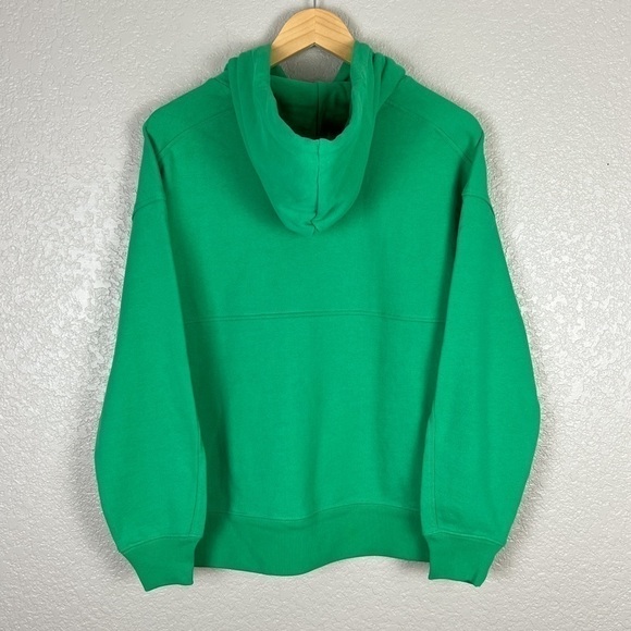 Everlane NWT The Track Organic Cotton Popover Sweatshirt, Bright Jade S - Casual - Picture 7 of 12